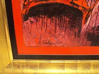 Bodegon in Red 2000 63x101 Super Huge Mural Original Painting by Vladimir Cora - 1 Bodegon in Red 2000 63x101 Super Huge Mural Original Painting by Vladimir Cora - 1