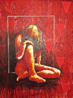 Figura #8 2001 32x24 Original Painting by Vladimir Cora - 0 Figura #8 2001 32x24 Original Painting by Vladimir Cora - 0