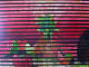 Pineapple Fruit 1992 47x43 - Huge Original Painting by Vladimir Cora - 1