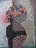 Woman of the Street 1988 34x23 Original Painting by Vladimir Cora - 1