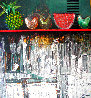 Bodegon con Frutas 2000 60x57 - Huge Mural Size Original Painting by Vladimir Cora - 0
