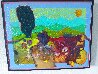 Mujer en el Huerto 1990 24x29 - On Wood - Signed Twice Original Painting by Vladimir Cora - 1 Mujer en el Huerto 1990 24x29 - On Wood - Signed Twice Original Painting by Vladimir Cora - 1