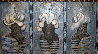 Las Tres Senoritas de Tecuala Sculpture 1986 43x79 Super Huge Original Painting by Vladimir Cora - 0 Las Tres Senoritas de Tecuala Sculpture 1986 43x79 Super Huge Original Painting by Vladimir Cora - 0