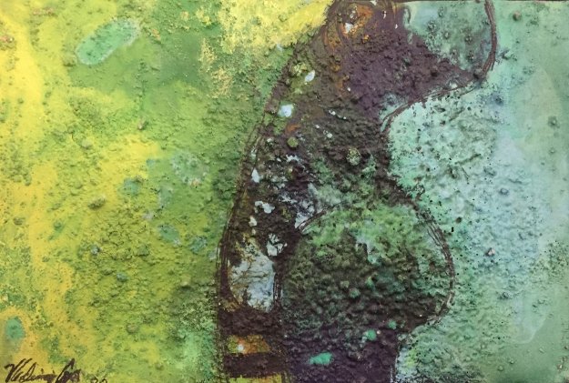 Torso No. 4 1990 Original Painting by Vladimir Cora Torso No. 4 1990 Original Painting by Vladimir Cora