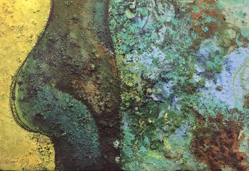 Torso No.3 1990 8x12 Original Painting - Vladimir Cora Torso No.3 1990 8x12 Original Painting - Vladimir Cora