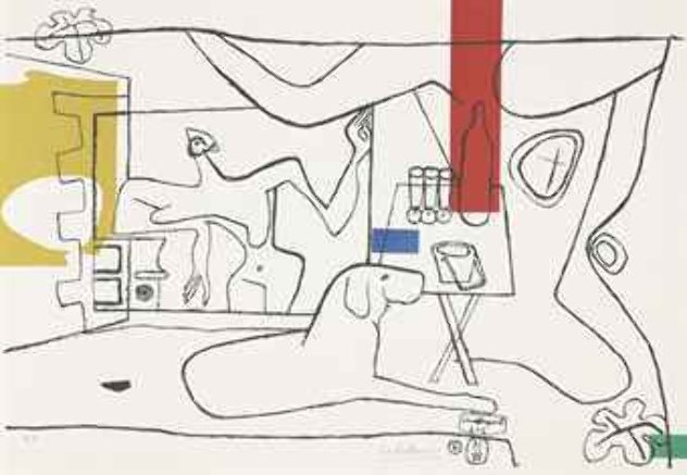 Trois Verres D'aperitif 1960 Limited Edition Print by Le Corbusier