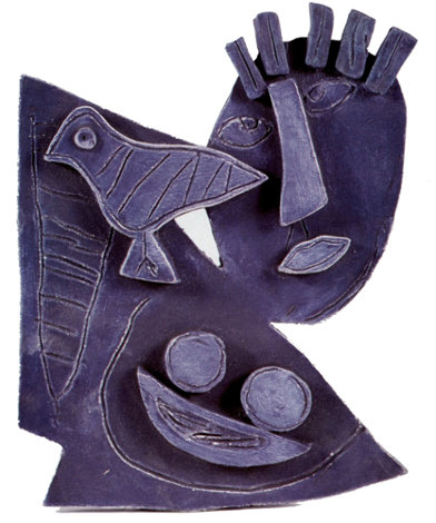 Personnage Ceramic Sculpture Sculpture - Guillaume Corneille