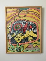 Nude And Bird 1971 Limited Edition Print by Guillaume Corneille - 1 Nude And Bird 1971 Limited Edition Print by Guillaume Corneille - 1