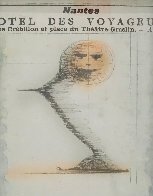 Smile in the Gift Shop 1960 16x13 Works on Paper (not prints) by Joseph Cornell - 0 Smile in the Gift Shop 1960 16x13 Works on Paper (not prints) by Joseph Cornell - 0