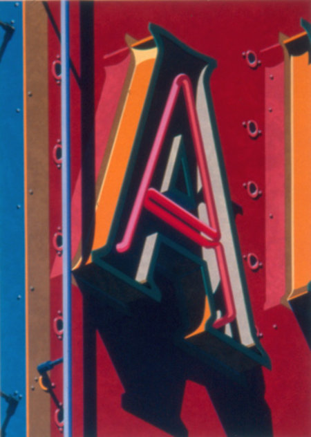 An American Alphabet Limited Edition Print by Robert Cottingham