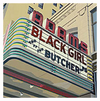Black Girl 1980 Limited Edition Print - Robert Cottingham Black Girl 1980 Limited Edition Print - Robert Cottingham