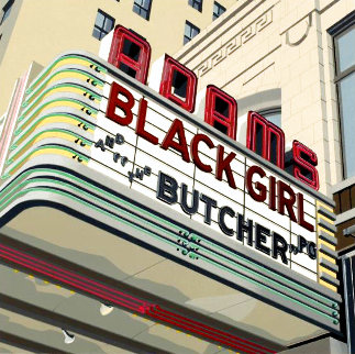 Black Girl 1980 Limited Edition Print - Robert Cottingham Black Girl 1980 Limited Edition Print - Robert Cottingham