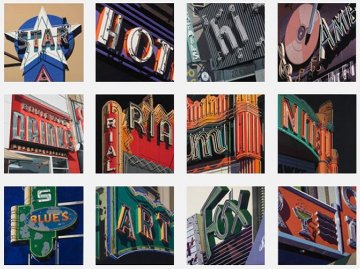 American Signs, Complete Portfolio of 12 2009 Limited Edition Print - Robert Cottingham American Signs, Complete Portfolio of 12 2009 Limited Edition Print - Robert Cottingham