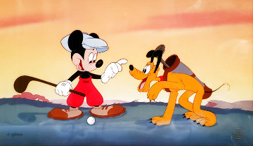 Canine Caddy 1994 Limited Edition Print - Courvoisier Disney Cels Canine Caddy 1994 Limited Edition Print - Courvoisier Disney Cels