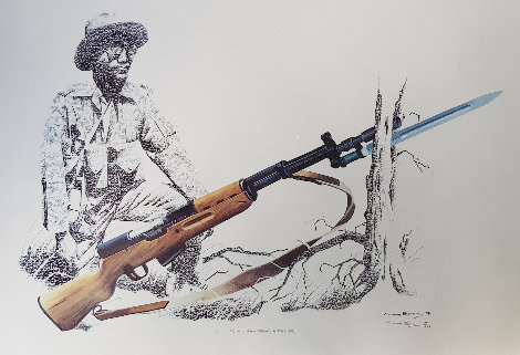 7.62 MM X 39 MM Simonov Sl Rifle 1981 Limited Edition Print - Craig Bone