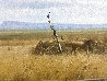 Untitled African Landscape 50x35 - Huge Original Painting by Craig Bone - 2