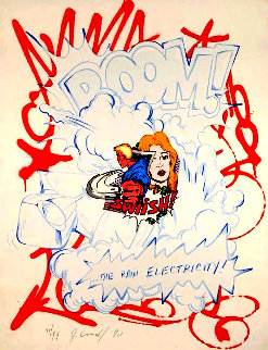 Raw Electricity 1990 Huge  Limited Edition Print -  Crash (John Matos)