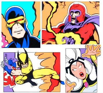 X-Men Portfolio, Set of 4 2000 Limited Edition Print - Crash (John Matos) X-Men Portfolio, Set of 4 2000 Limited Edition Print - Crash (John Matos)