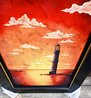 Lighthouse Dawn 2021 - Sublimation on Aluminum Limited Edition Print by Cris X - 3