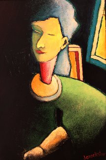Josephine At the Window 25x18 Original Painting - Joe Crookston Josephine At the Window 25x18 Original Painting - Joe Crookston