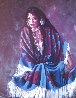 Blue Shawl 1991 Limited Edition Print by Penni Anne Cross - 0
