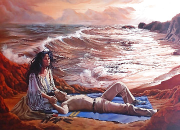 B'achua Dlubh-bia Bii Noskiiyah; The Gift, Part II EA 1990 Limited Edition Print - Penni Anne Cross B'achua Dlubh-bia Bii Noskiiyah; The Gift, Part II EA 1990 Limited Edition Print - Penni Anne Cross