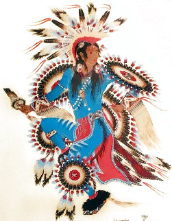 Twelve Dancers, Set of 12 Silkscreens 1952 Limited Edition Print - Woody Crumbo Twelve Dancers, Set of 12 Silkscreens 1952 Limited Edition Print - Woody Crumbo