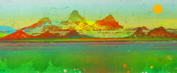 Mica Land LII Unique 1983 19x6 Limited Edition Print - Walter Crump Mica Land LII Unique 1983 19x6 Limited Edition Print - Walter Crump