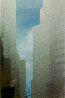 Fog-Defog (Sky Building) 2004 26x19 Original Painting by Arturo Cuenca - 0