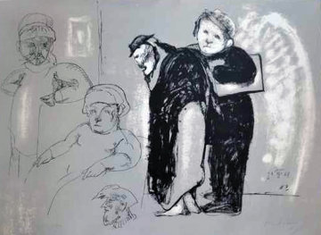 Prisoners Limited Edition Print - Jose Luis Cuevas Prisoners Limited Edition Print - Jose Luis Cuevas