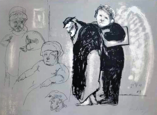 Prisoners Limited Edition Print by Jose Luis Cuevas Prisoners Limited Edition Print by Jose Luis Cuevas