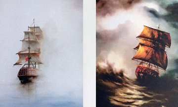 Sailing Ships Set of 2 Limited Edition Print - Dan Cumpata Sailing Ships Set of 2 Limited Edition Print - Dan Cumpata
