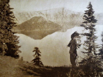 Chief-Klamath Plate #470 1923 Photography - Edward S. Curtis Chief-Klamath Plate #470 1923 Photography - Edward S. Curtis
