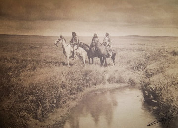 Three Chiefs Piegan 1900 Photography - Edward S. Curtis Three Chiefs Piegan 1900 Photography - Edward S. Curtis