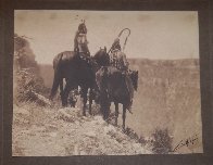 Crow Indian, Look Out 1905 Photography by Edward S. Curtis - 1 Crow Indian, Look Out 1905 Photography by Edward S. Curtis - 1