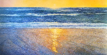 Pacifica Beach 51x96 Huge - San Diego, California Original Painting - Alan Curtis