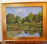 Goose Pond Gloucester 1970 36x30 - Massachusetts Original Painting by Alan Curtis - 1