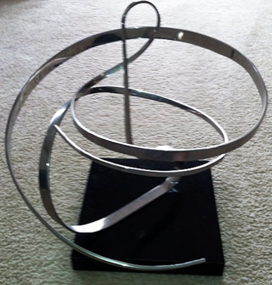 Kinetic Chrome Sculpture Sculpture by Michael Cutler Kinetic Chrome Sculpture Sculpture by Michael Cutler