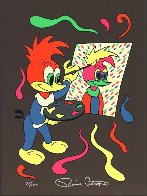 Putting Your Face On (Woody Woodpecker) 1989 Limited Edition Print by Ronnie Cutrone - 0 Putting Your Face On (Woody Woodpecker) 1989 Limited Edition Print by Ronnie Cutrone - 0