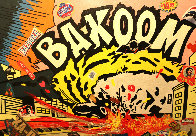 Bakoom 2004 36x36 Original Painting by Ronnie Cutrone - 2 Bakoom 2004 36x36 Original Painting by Ronnie Cutrone - 2
