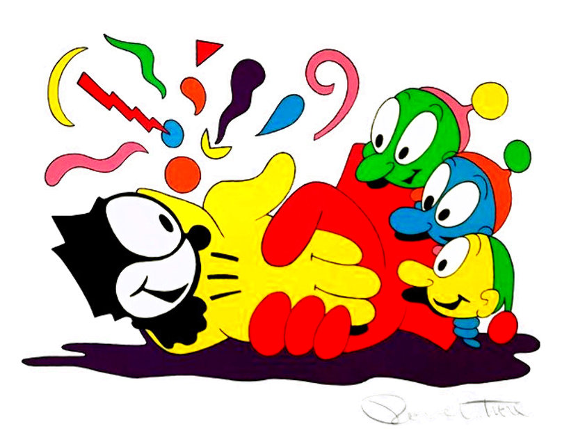 ロニー·カトローン ronnie cutrone 版画 FelixTheCat Ronnie Cutrone Artwork For Sale, Wanted