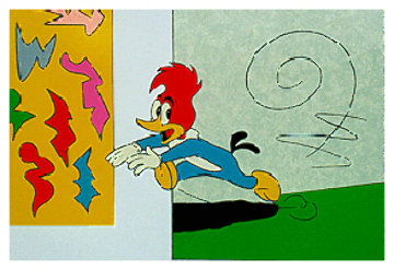 Woody Woodpecker Escape From New York 1988  Limited Edition Print - Ronnie Cutrone