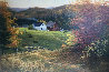 Lakeside Farm 2001 32x44  Huge Original Painting by Charles White - 0