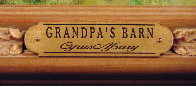 Grandpa's Barn 24x28 Original Painting by Cyrus Afsary - 6