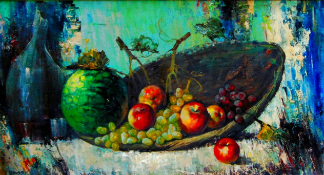 Untitled Still Life 26x44 Huge Original Painting by Cyrus Afsary