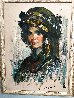 Gypsy Girl 40x34 - Huge Original Painting by Cyrus Afsary - 1