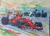 Formula 1 Race 2015 36x48 - Huge Original Painting by Roman Czerwinski - 1