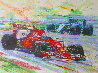 Formula 1 Race 2015 36x48 - Huge Original Painting by Roman Czerwinski - 0
