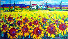Sunflower Dream 2015 44x26 Huge Original Painting by Roman Czerwinski - 0