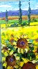 Sunflower Dream 2015 44x26 Huge Original Painting by Roman Czerwinski - 1